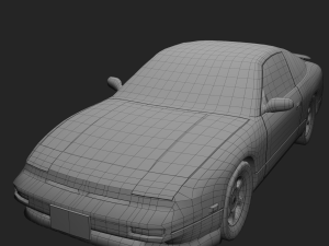 nissan 180sx 3D Model
