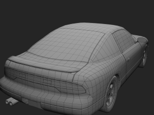 nissan 180sx 3D Model