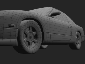nissan 180sx 3D Model
