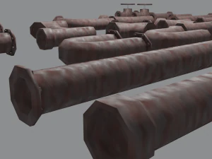pipes set 3D Model