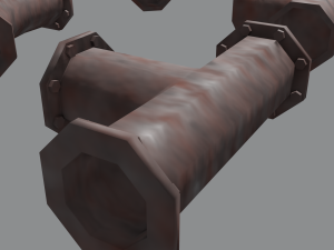 pipes set Model 3D