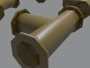 pipes set Model 3D