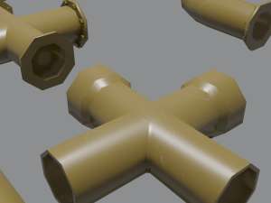 pipes set Model 3D