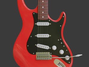 electric guitar 3D Model