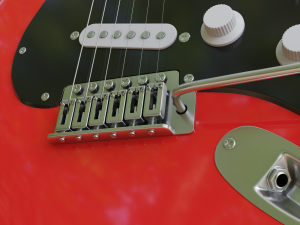 electric guitar 3D Model