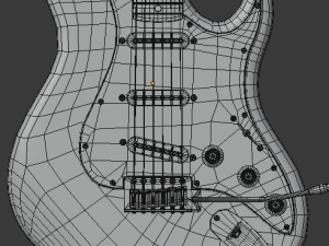 electric guitar 3D Model
