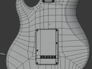 electric guitar 3D Model