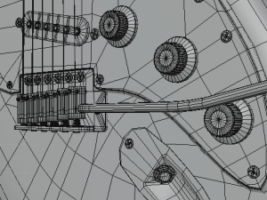 electric guitar 3D Model