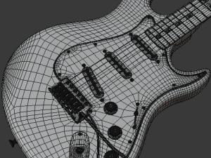 electric guitar 3D Model