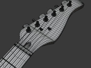 electric guitar 3D Model