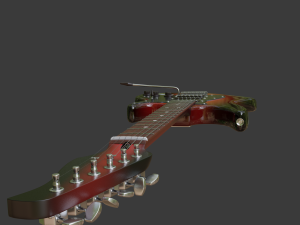 electric guitar v2 Modelo 3D
