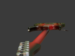 electric guitar v2 Modelo 3D