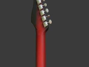 electric guitar v2 Modelo 3D