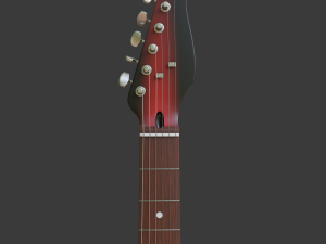 electric guitar v2 Modelo 3D