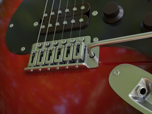electric guitar v2 Modelo 3D