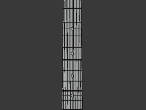 electric guitar v2 Modelo 3D
