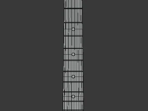 electric guitar v2 3D Model