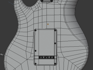 electric guitar v2 Modelo 3D