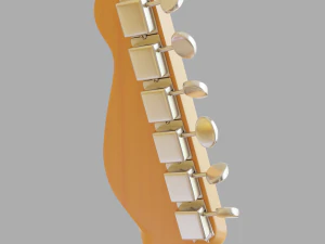 electric guitar telecaster 3D Model