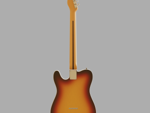electric guitar telecaster 3D 模型