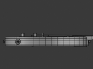 electric guitar telecaster 3D 模型