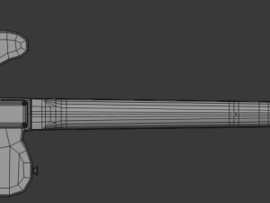 electric guitar telecaster 3D Model