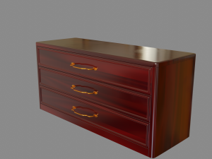 chest of drawers 3D Модель
