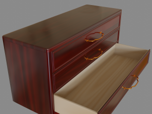chest of drawers 3D Модель