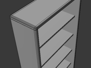 bookcase Modello 3D