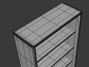 bookcase Modello 3D
