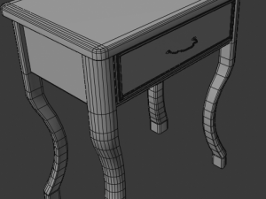 bedside table 3D Model