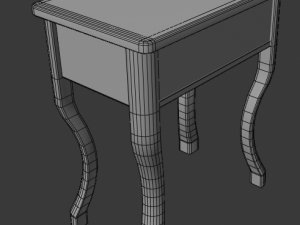 bedside table 3D Model