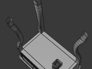 bedside table 3D Model