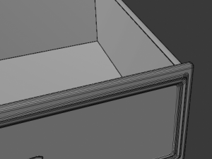 bedside table 3D Model