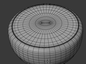 round chair 3Dモデル