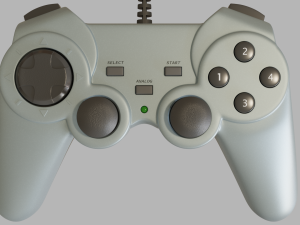 gamepad 3D मॉडल