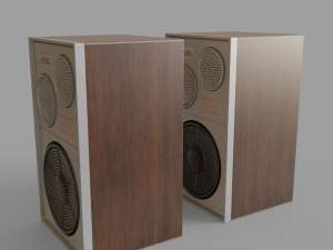 acoustic system vega 25as-109 3Dモデル