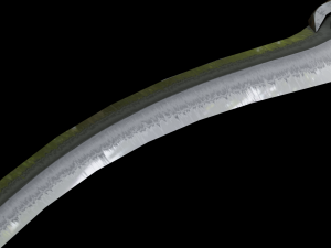 dagger curved 3Dモデル