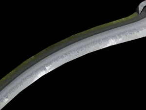 dagger curved 3D Model