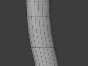 dagger curved 3D Model