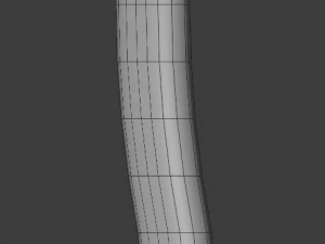 dagger curved 3D Model