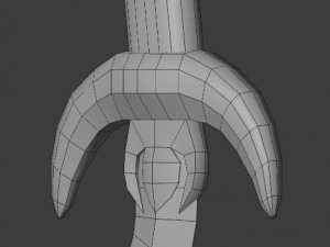 dagger curved 3Dモデル