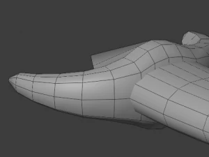 dagger curved 3D Model