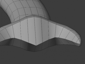 dagger curved 3Dモデル