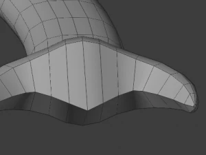 dagger curved 3D Model