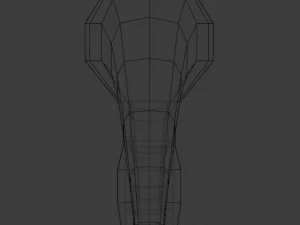 dagger curved 3D Model