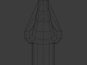 dagger curved 3Dモデル