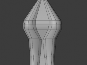 dagger quadrangular Modèle 3D