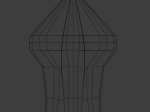 dagger quadrangular 3D Model