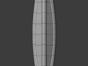 dagger quadrangular Modèle 3D